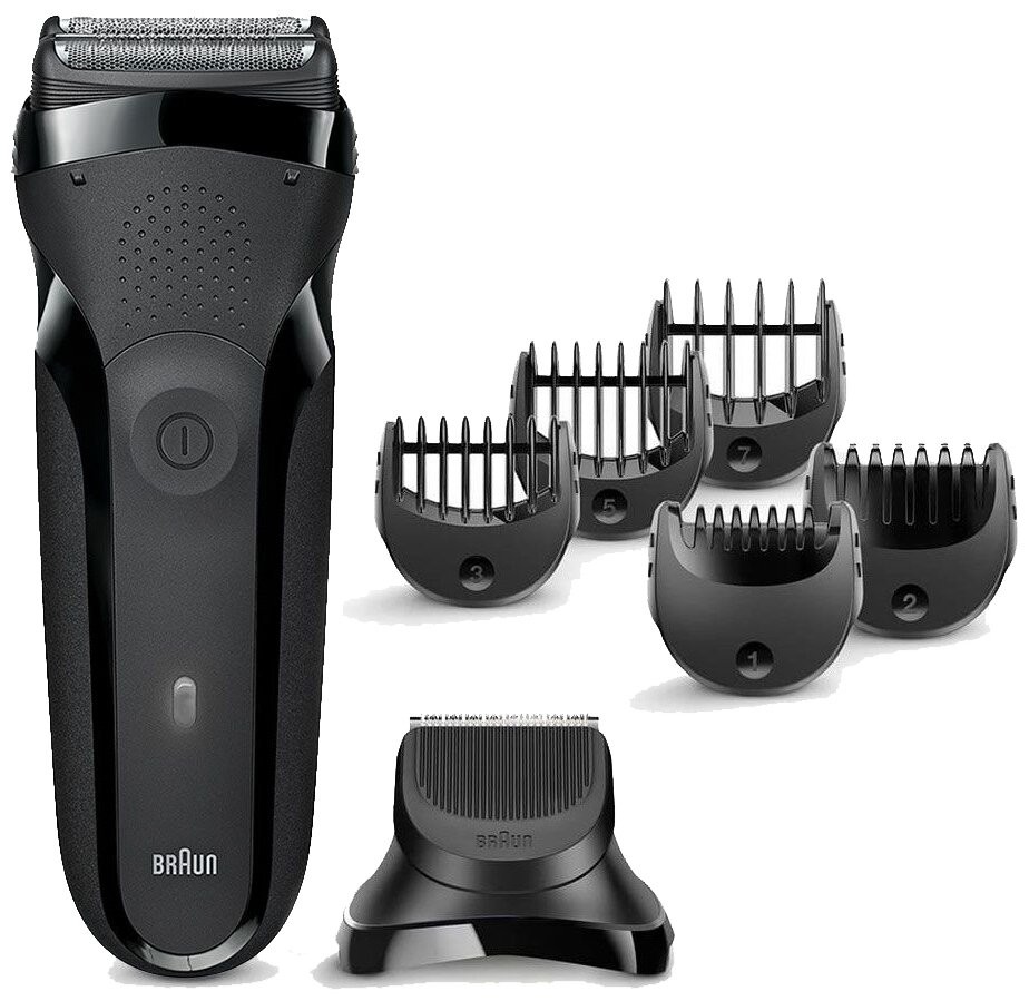 Электробритва Braun 300BT Series 3 Shave&Style, black