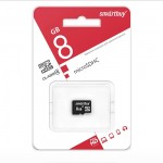 Карта памяти Smartbuy microSDHC Сlass 4 8GB (SB8GBSDCL4-00)