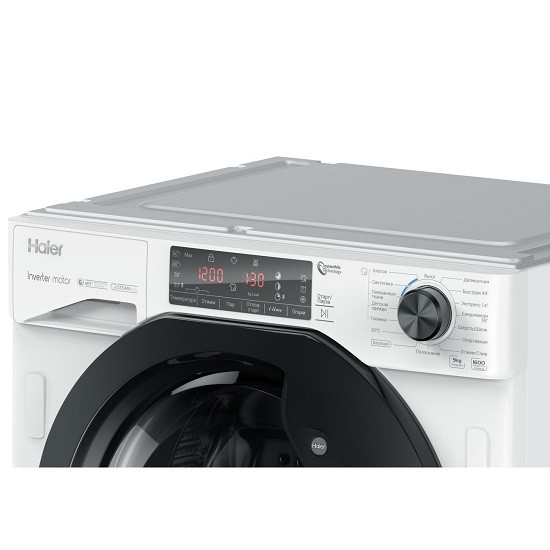 Встраиваемая стиральная машина Haier HWQ90B416FWB-RU