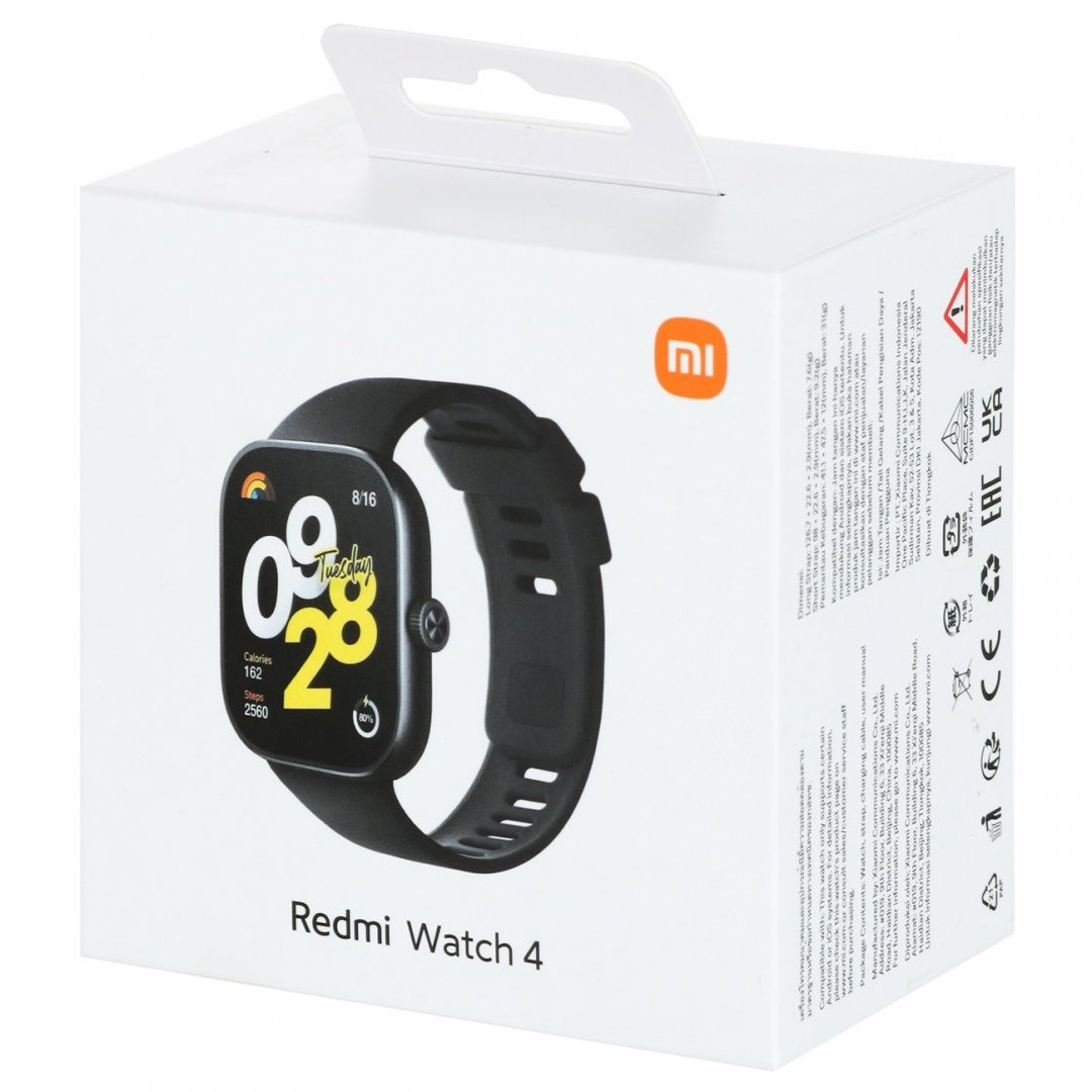 Смарт-часы Xiaomi Redmi Watch 4 Obsidian Black BHR7854GL (X51494)