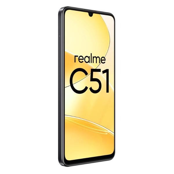 Смартфон realme С51 4+128 ГБ RMX3830, черный