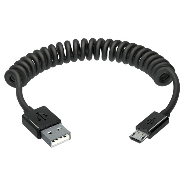 Кабель витой InterStep USB 2.0 - microUSB 2.0, 2 м, Black (IS-DC-MCUSBCOIL-200B201)