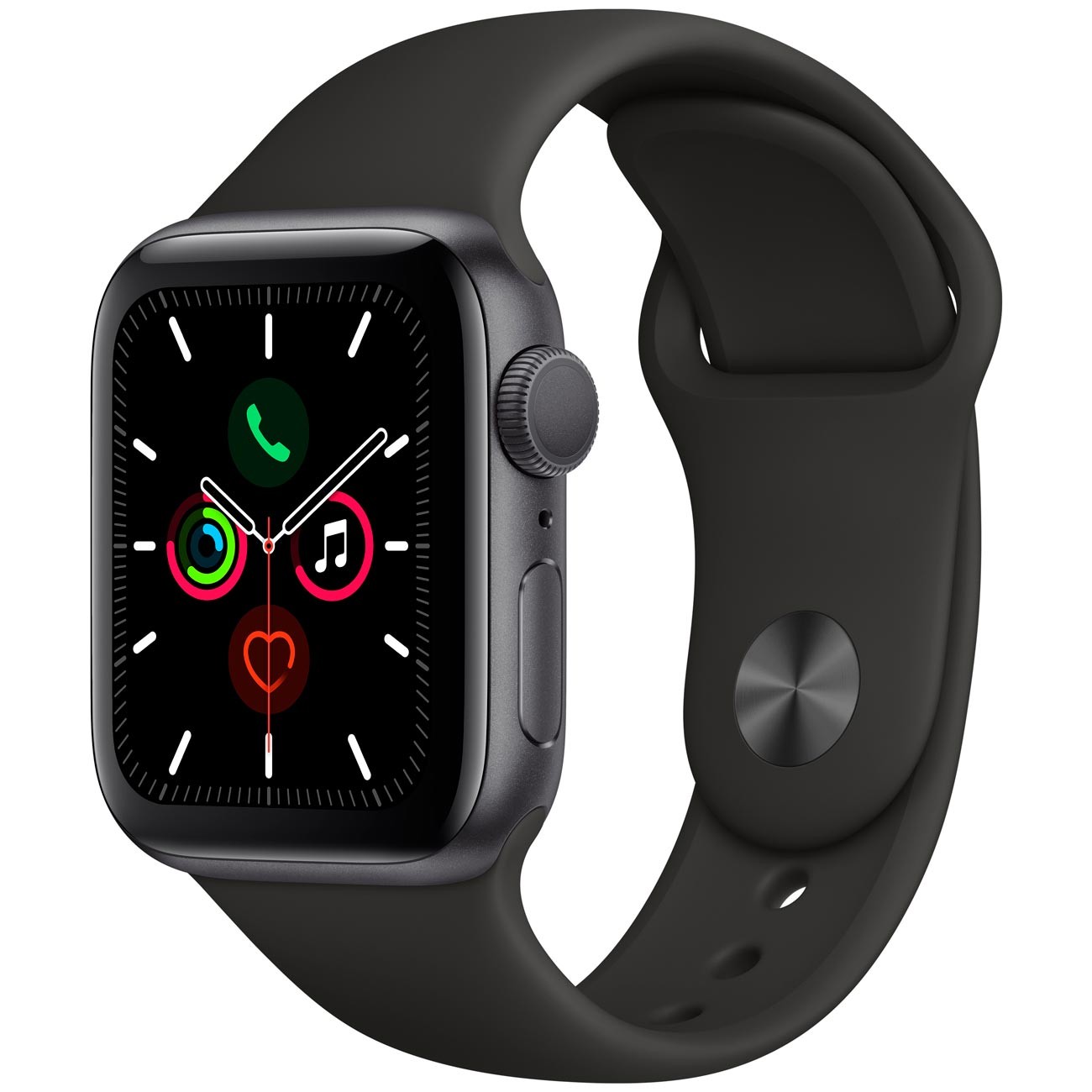 Смарт-часы Apple Watch S5 40mm Space Grey Sport Band (MWV82RU/A)