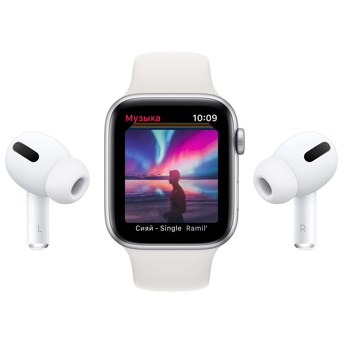 Смарт-часы Apple Watch S6 40mm Blue Aluminum Case with Deep Navy Sport Band (MG143RU/A)